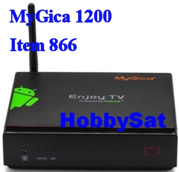 Front and Top of Android Media TV Box - MyGica ATV1200 Dual Core Front and Top of Android Media TV Box - MyGica ATV1200 Dual Core